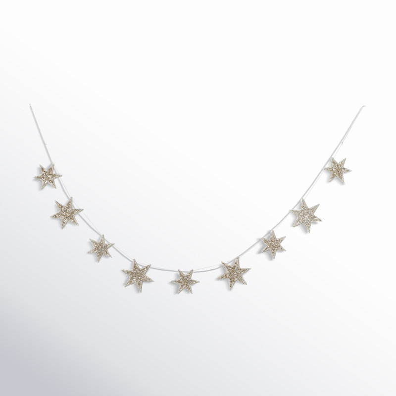 5' Silver Bead Novelty Garland