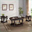 Table basse ronde de 22 po à deux tons, table d'appoint en bois massif avec tablette résistante à la chaleur, facile à assembler pour le salon-1097389864-1097389878