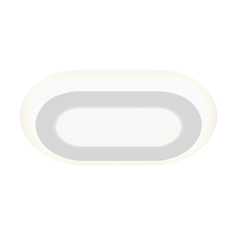 Plafonnier encastré 1 lumière DEL Offset, H 2,75 po x l 24 po x P 15 po
