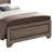Washed Taupe Queen Panel Bed - Rustic Chic Bedroom Furniture Contemporary Design With Charm