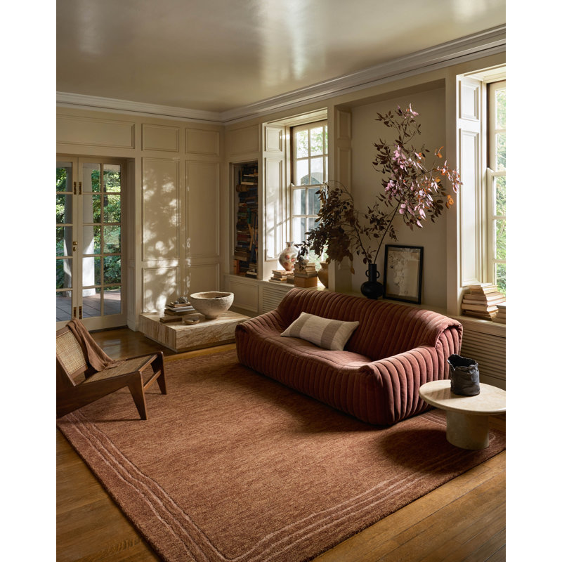 Tapis épice / rose Leanne Ford x Loloi Craven, Tapis de couloir 2 pi 6 po x 9 pi 9 po