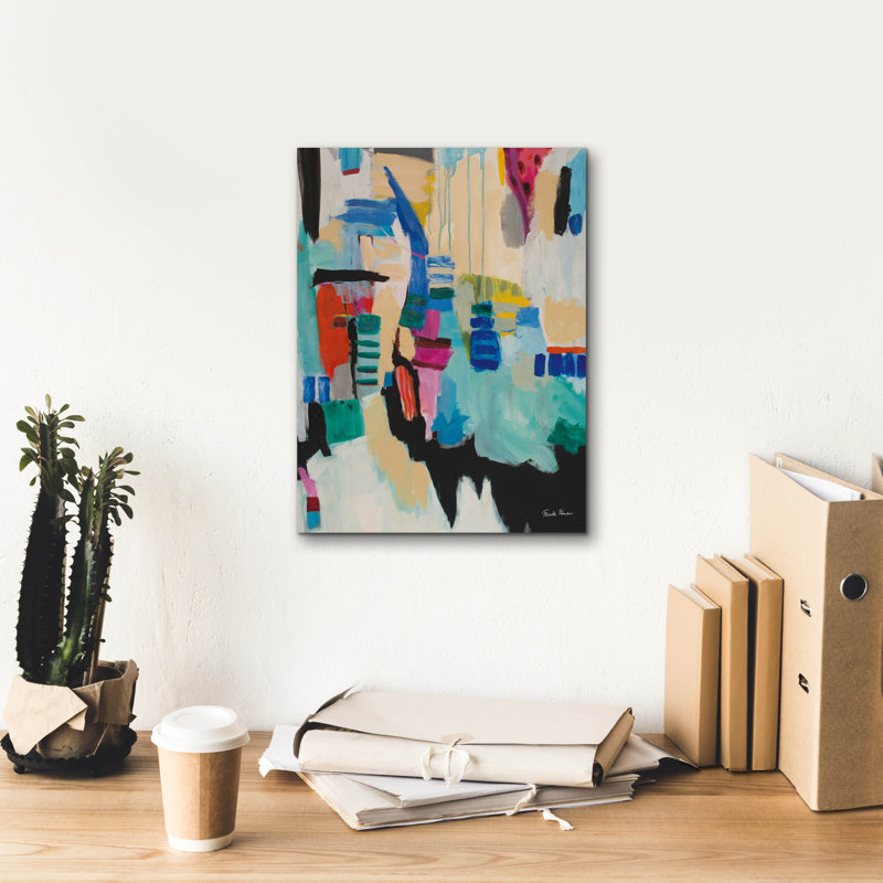  «Time Capsule C» par Farida Zaman, art mural sur toile, 12 po x 16 po, H 16 po x l 12 po