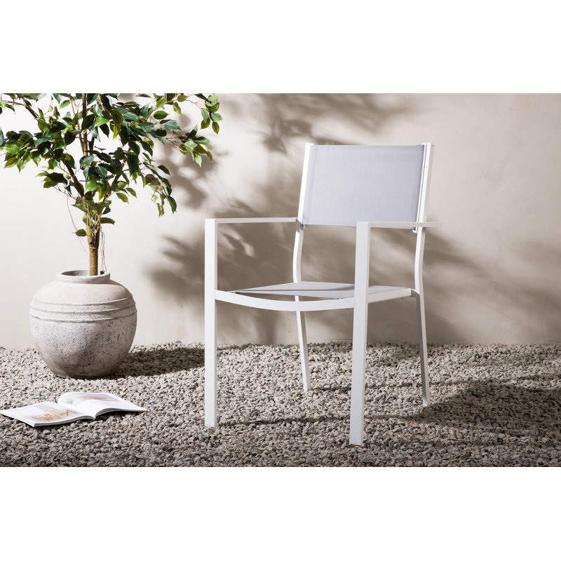 Copacabana Stacking Chair - White/Grey
