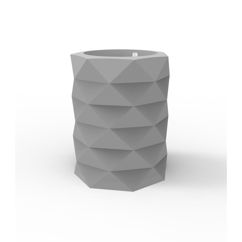Marquis Resin Pot Planter, Steel, 40.5" H x 31.5" W x 31.5" D