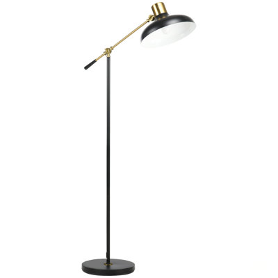 Adjustable Floor Lamps For Living Room, Standing Lamp With Flexible Arm, Adjustable Head And Height, Ideal For Reading And Ambient Lighting