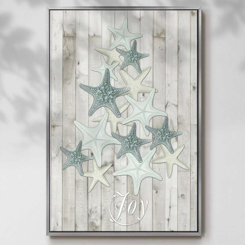 Noël côtier III, H 25 po x l 17 po x P 1,5 po, Gris