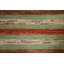 Tapis de couloir oriental rayé vert Zeta Gabbeh Kashkoli noué à la main 3 x 18