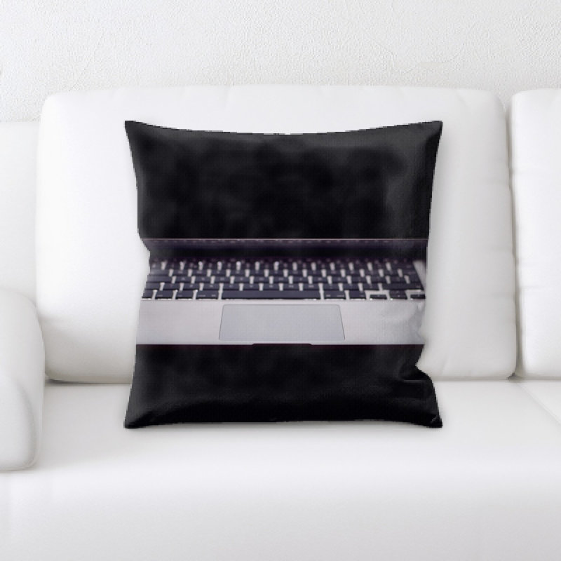Microsuede Throw Pillow