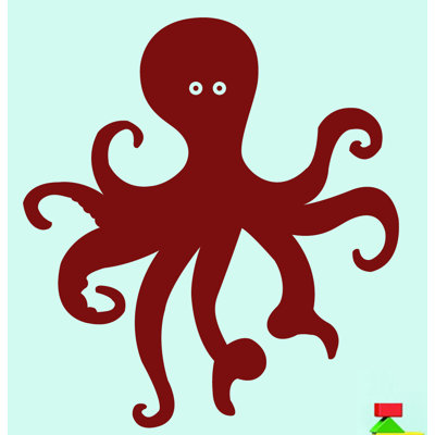 Décalcomanie murale octopus