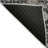 Machine Washable Indoor/Outdoor Cicel ACN1155 Black Rug-100248139
