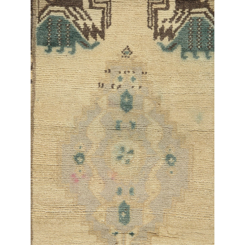 Wool Area Rug in Tan