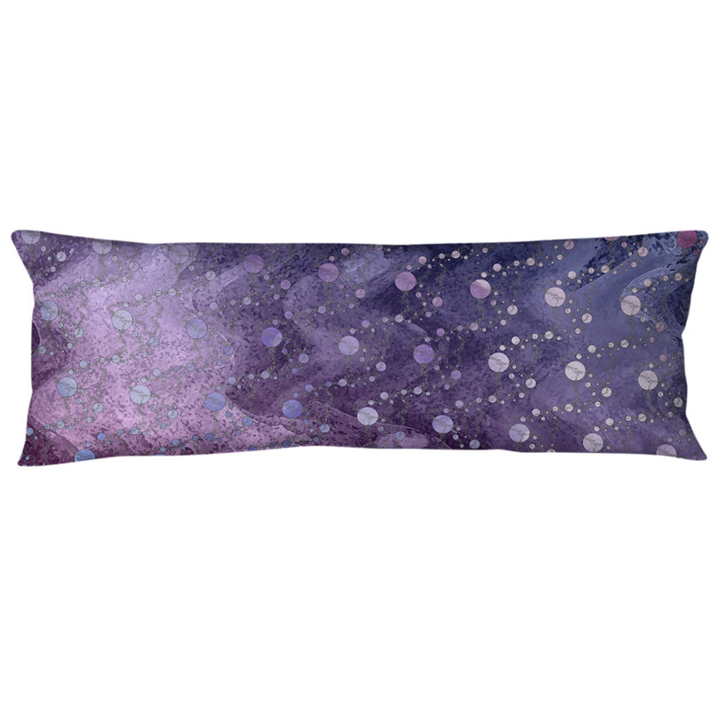 Polyester Pillow, Dark Blue/Pink