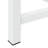 Washing Machine Pedestal with Pull-Out Shelf White