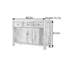 Armoire console chinoise