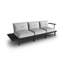 245cm Wide Wood Patio Sofa with Cushions-116838662