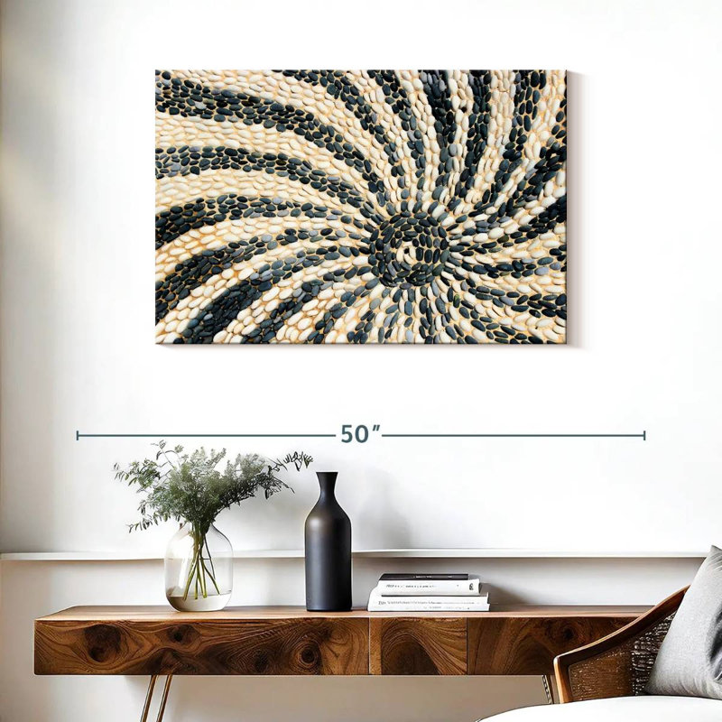 Mosaïque de galets Avery Sun, H 24 po x l 36 po