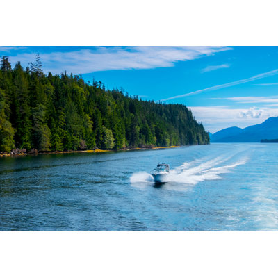 Fast Speedboat - Wrapped Canvas Print