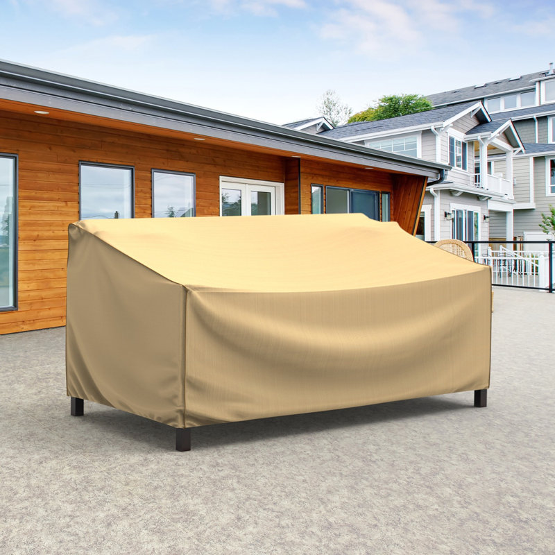 Housse pour causeuse de patio en plein air Ivan, H 37 po x l 79 po x P 37 po