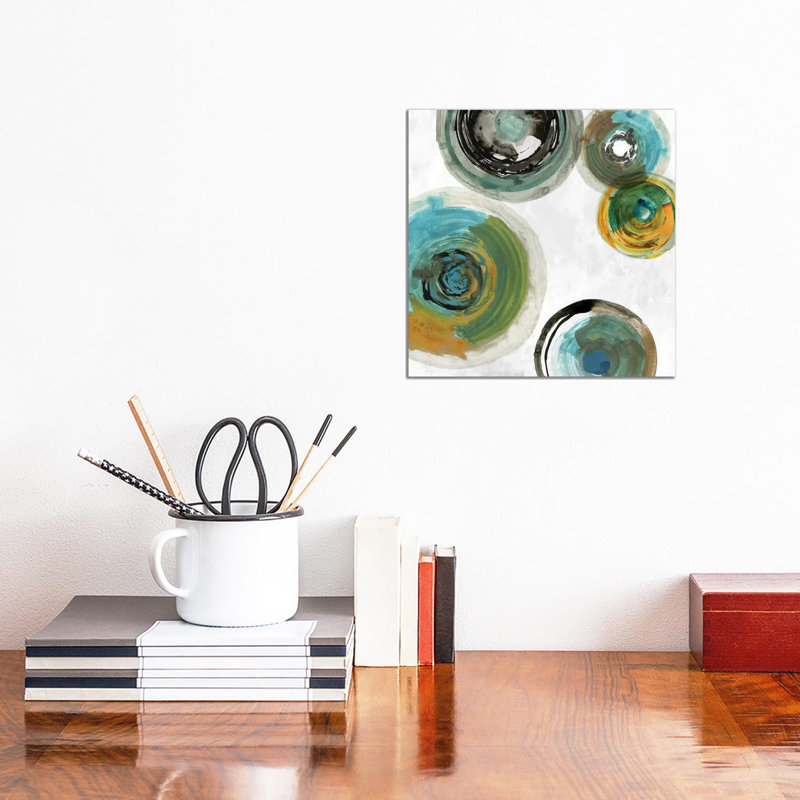 Spirals II by Tom Reeves - Gallery-Wrapped Canvas Giclée on Canvas, 30.48 cm H x 30.48 cm W, Canvas