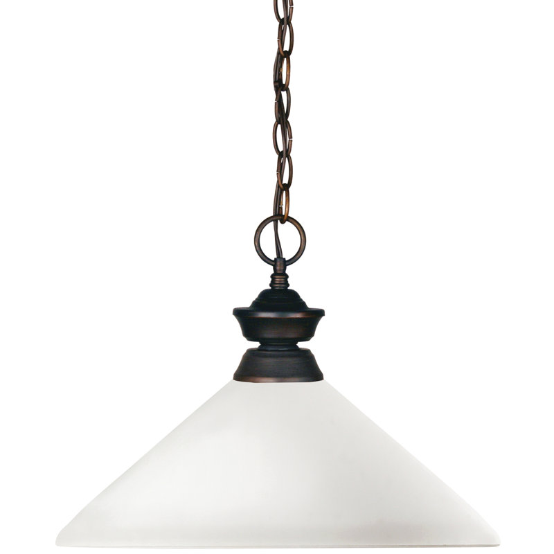 Luminaire suspendu conique à 1 lumière Chapa