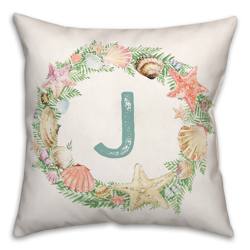 Housse de coussin carré et insert, J