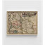 Carte de la région autour d'Arras en France en 1622, reproduction de carte antique française, affiche française ancienne, impression d'art mural en classe française, art mural Europe