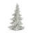 Beaded Frosted Christmas Trees