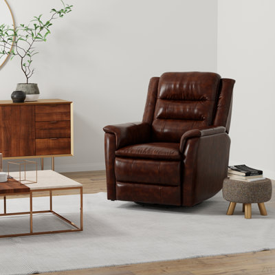 Global Home Swivel Glider Recliner With Manual Footrest In Brazil