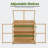 40.2" W x 24" D Wooden Cold Frame Greenhouse with Adjustable Shelf & Lockable Door