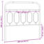 Vidaxl Metal Headboard-101181725-101181728