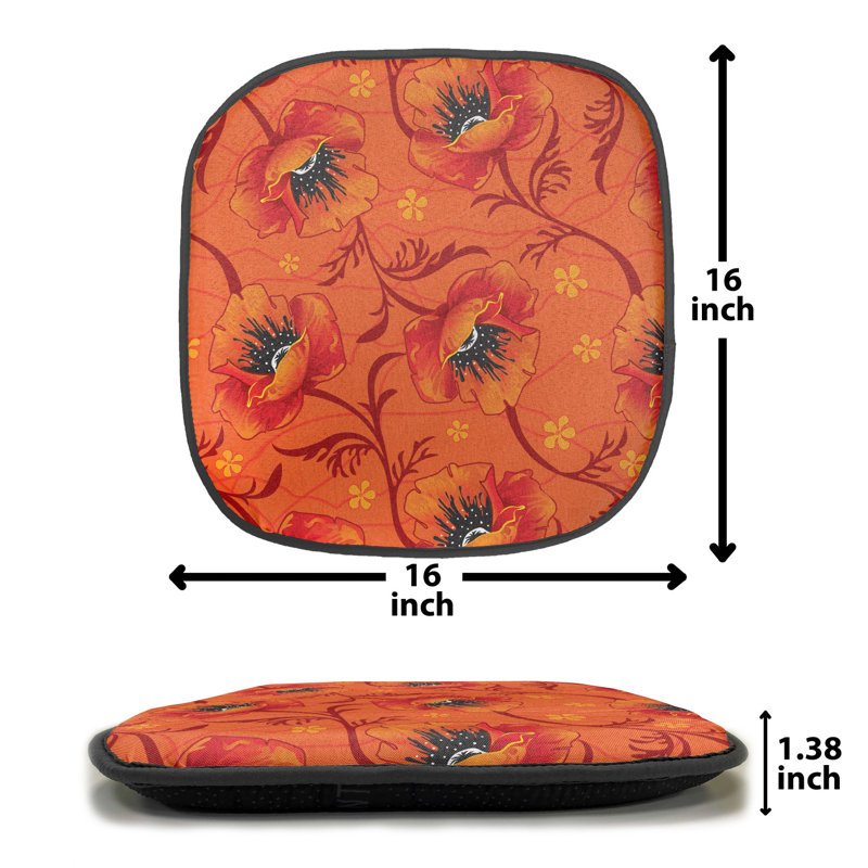 Outdoor 1.38'' Dining Chair Seat Cushion