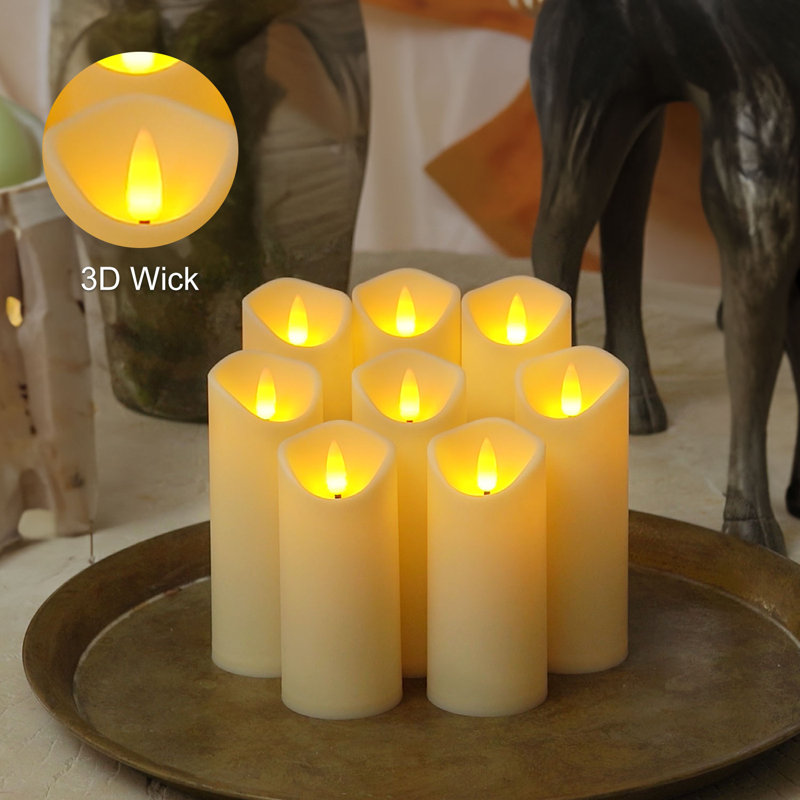Flameless Pillar Candle