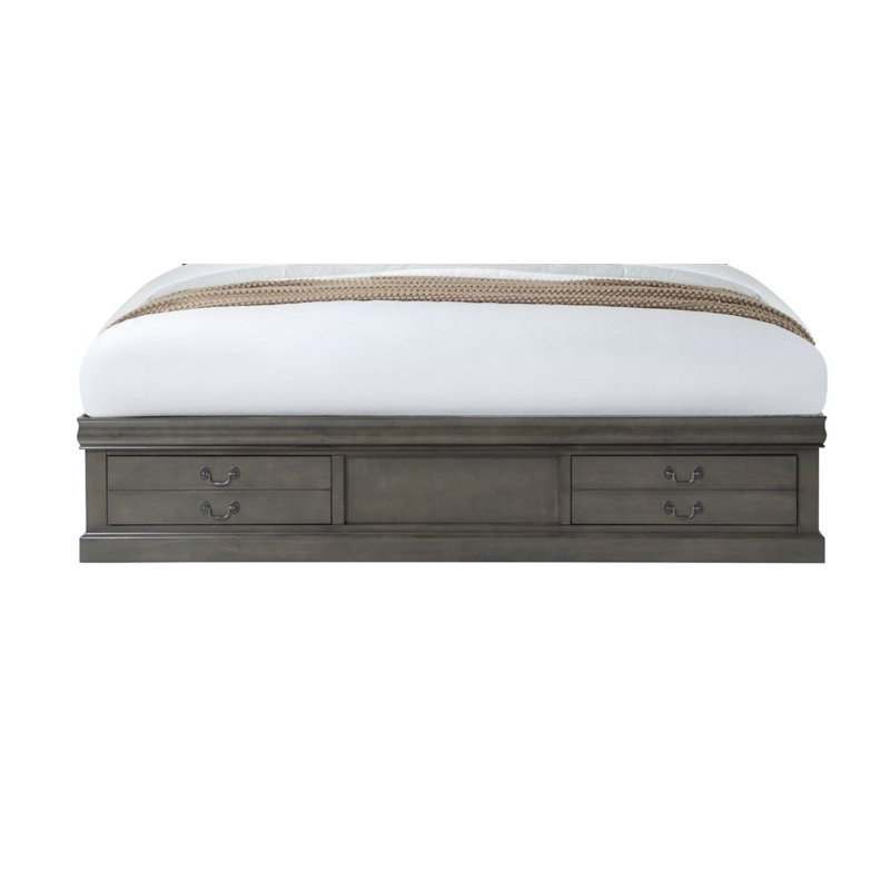 Pied de lit Louis Philippe Iii Ek, Grand lit, Platine