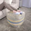 Pouf en tissu fabriqué à la main Western