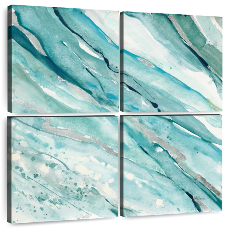 Silver Springs I Blue Green, H 18 po x l 18 po