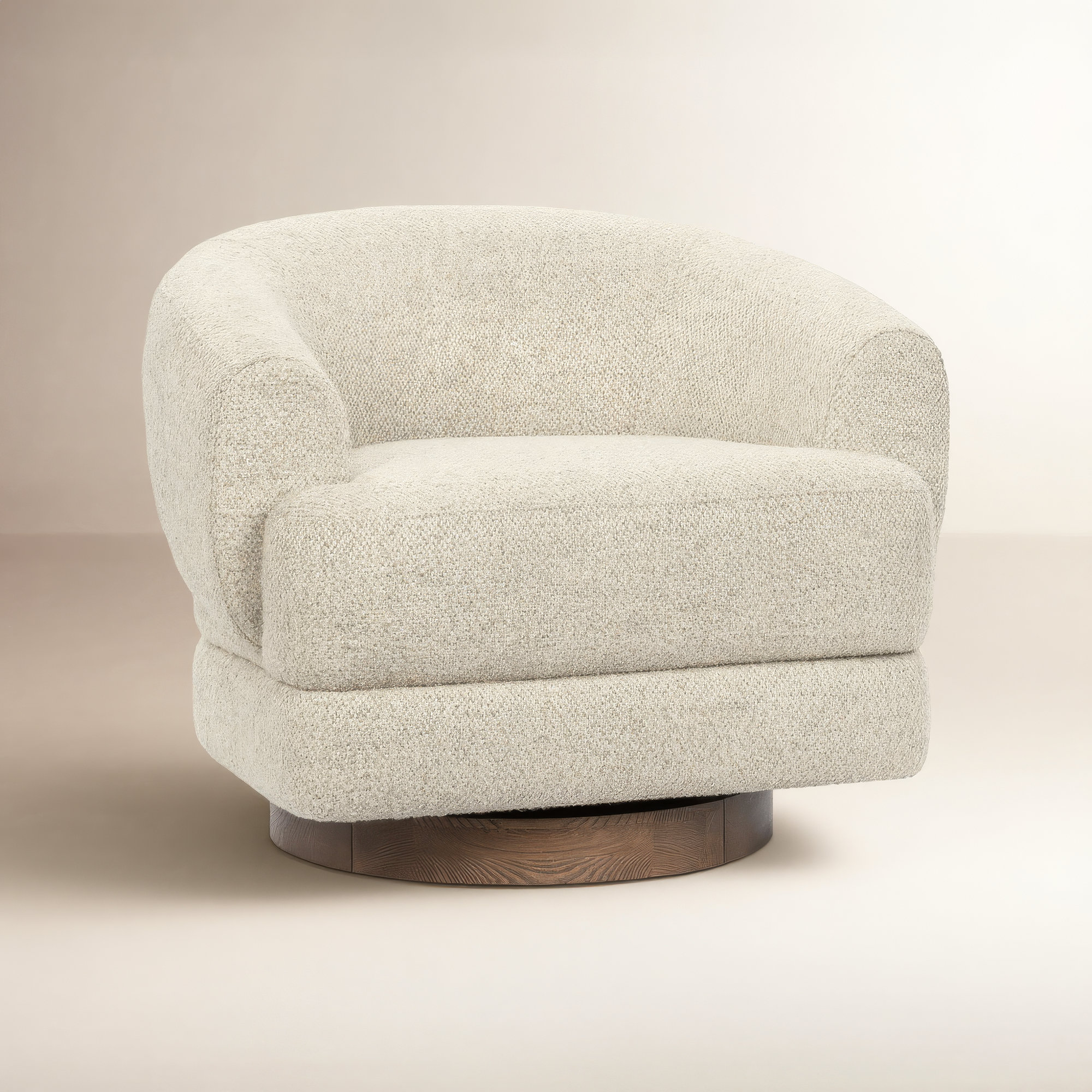 Chassia Upholstered Swivel Accent Chair