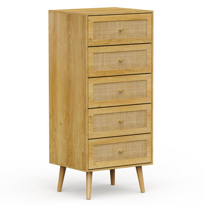 48 cm W Chest of 5 Drawers