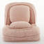 Paresseux rose pour le salon, 5 positions réglables, canapé de lit pour animal de compagnie en éponge élastique, réglages, moelleux et doux