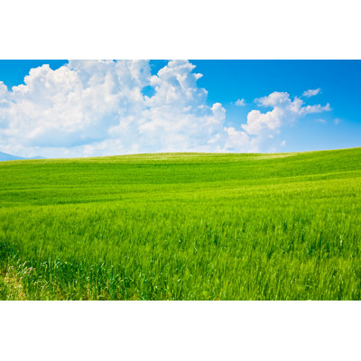 Blue Sky And Clouds by ZoneCreative - Wrapped Canvas Print