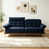 Chenille bleu foncé