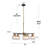 5-Light Dimmable Modern Shaded Chandelier