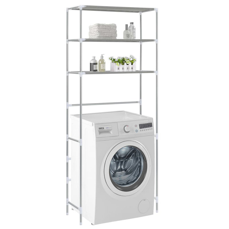 Rangement de rangement pour la lessive Silver, Argent argent