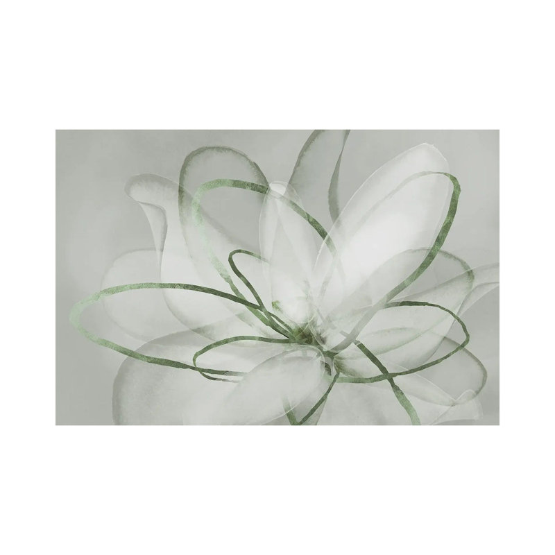 Transparent Transparent III - Sauge 6 pièces, H 40 po x l 60 po, Toile tendue