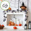  Imitation artificielle de vignes en forme de feuille d'érable de 175 cm pour Halloween