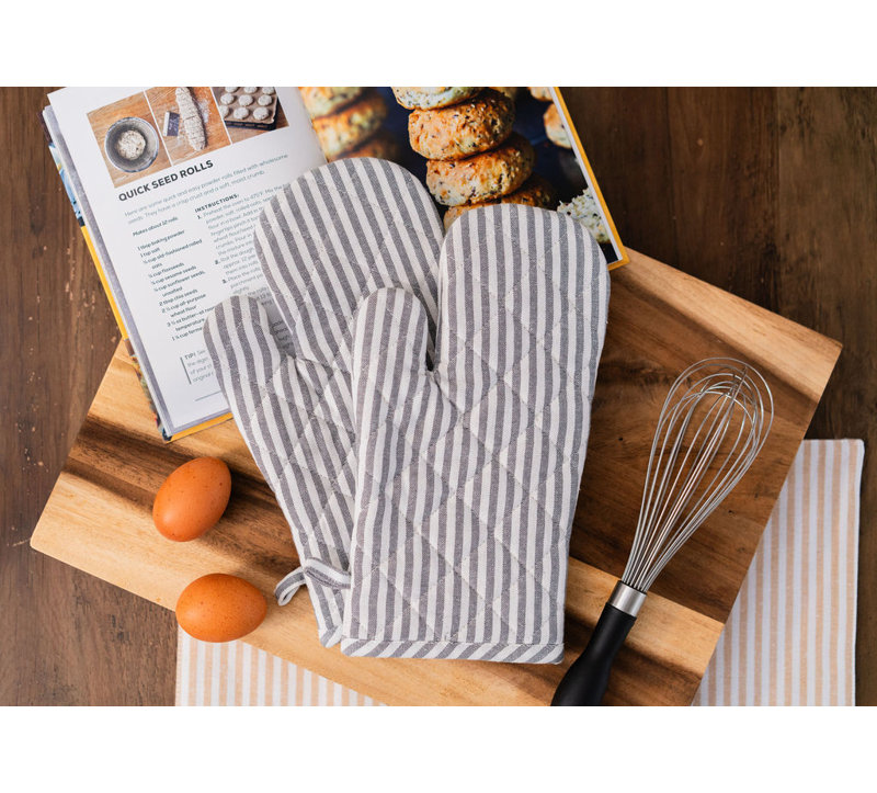 Linge de cuisine en coton Bistro, GREY, 7X12"