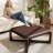 24" Wide Faux Leather Upholstered Square Ottoman-574127188