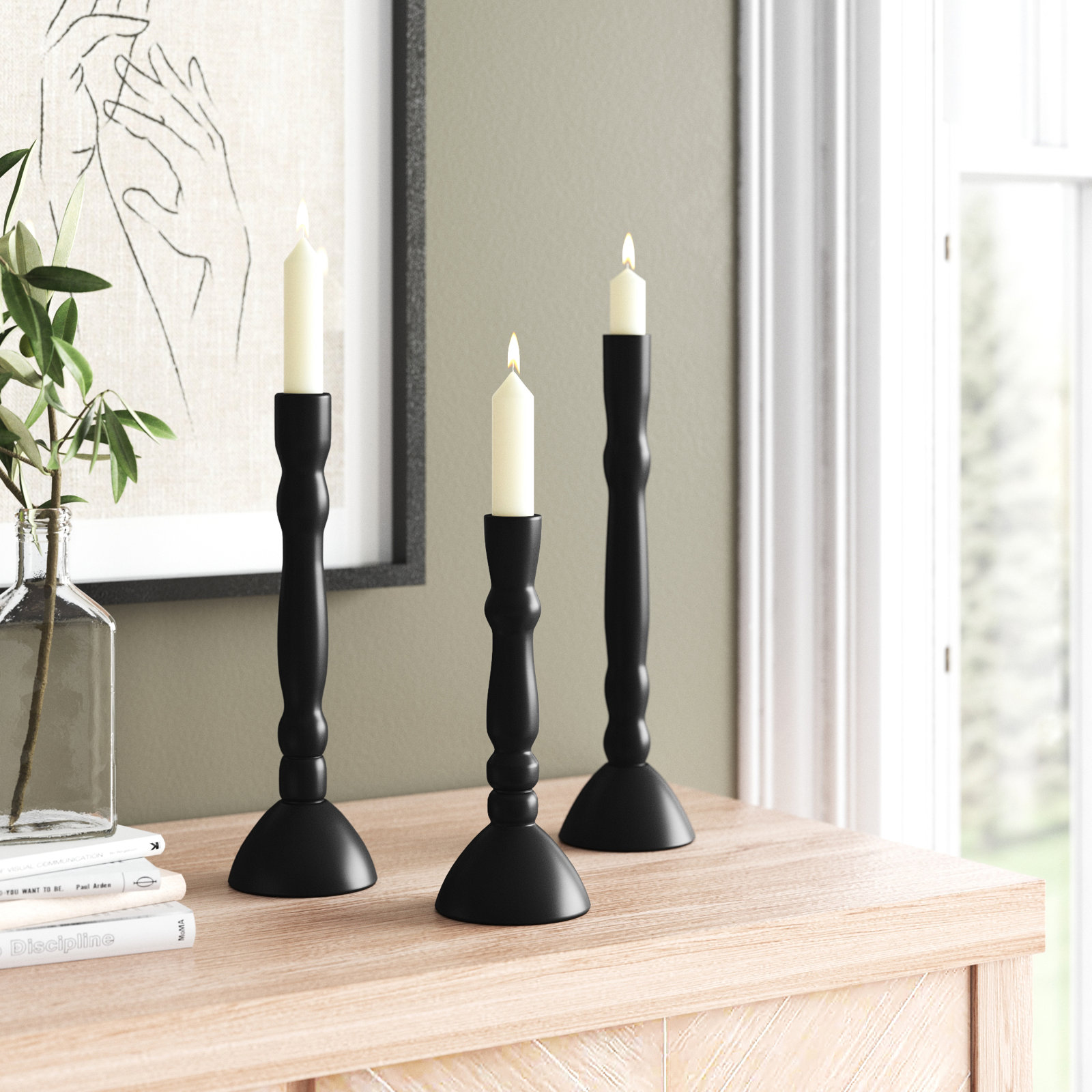 Mcquade Sleek Taper Candlestick Holder