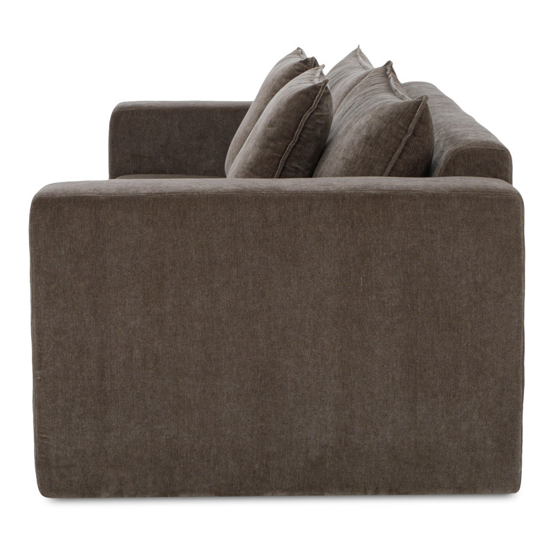 Kiran Sleeper Sofa, Charcoal Velvet