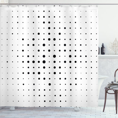 Shower Curtain with Hooks Included