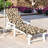 Peenoke Outdoor Indoor 3'' Lounge Patio Cushion Leopard skin animal leather seamless design Water-Resistant Chaise Lounge Cushion for Chair Patio Furniture Seat Cushion